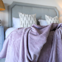 Cotton Suede Bed Blanket Ice Violet (Limited Edition)