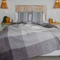 Top Suede Bed Blanket (Grey)