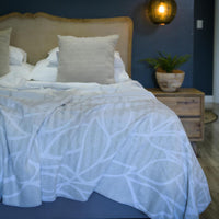 Thumbnail for Amanda Cotton Biome Throw (200x230cm Double) Oyster Beige/White