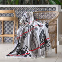 Bella Vita Basotho Silver & Red (My Africa)