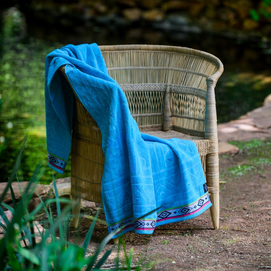 Beach Towel Ndebele Blue (My Africa)