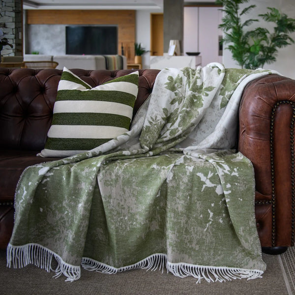 Bella Vita Dappled Leaves (hunter green)