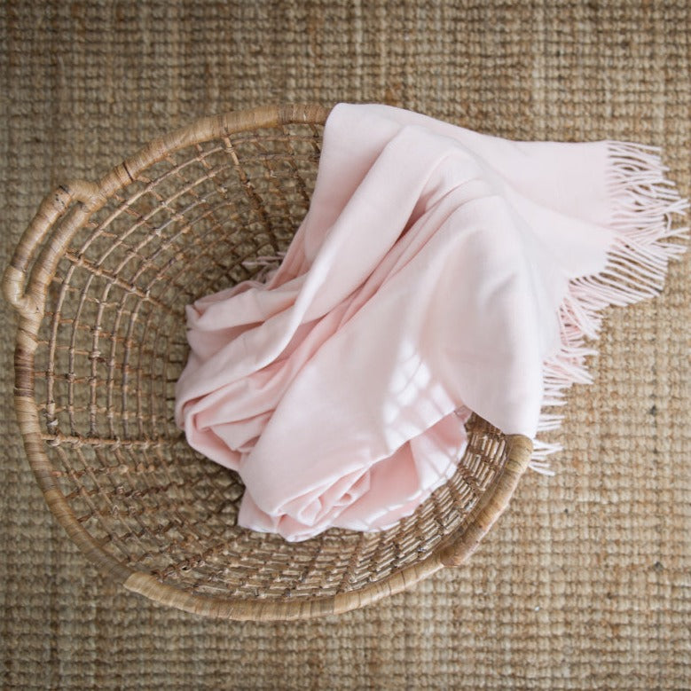 Melody Plain Throw (Pink Quartz)