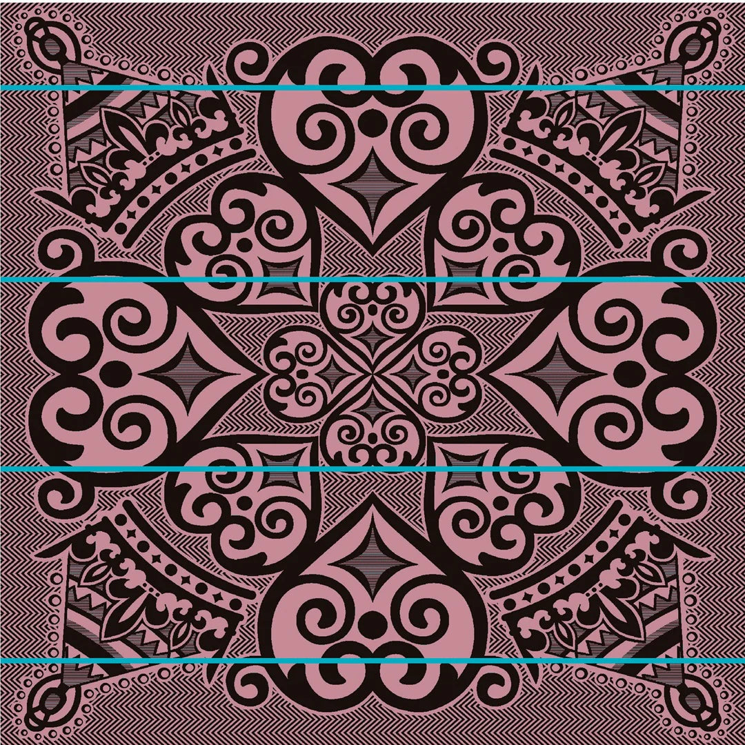 Basotho M'arona Blanket (Pink & Brown)