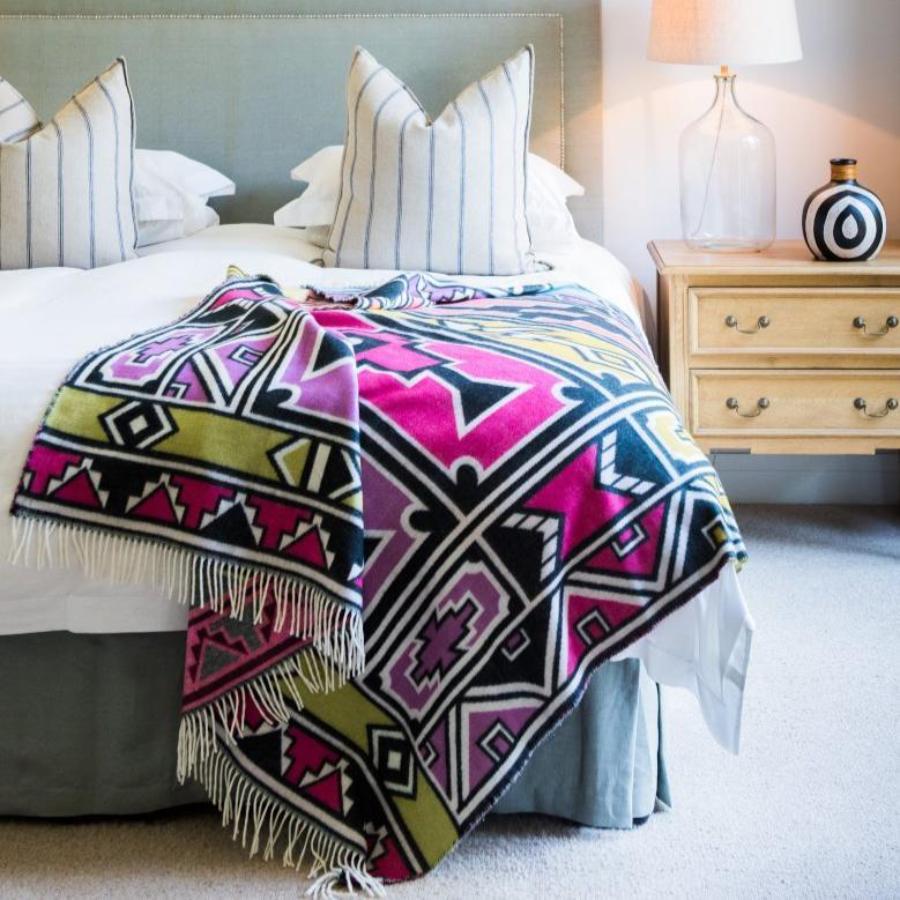 ndebele, geometric, throw, my africa, ndebele geometric