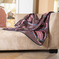 Basotho Khotso Mojafela Crown Blanket (Pink and Brown)