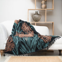 Thumbnail for Bellavita protea pincushion firecracker black throw