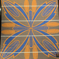 Seanamarena poone, orange and blue, black panther